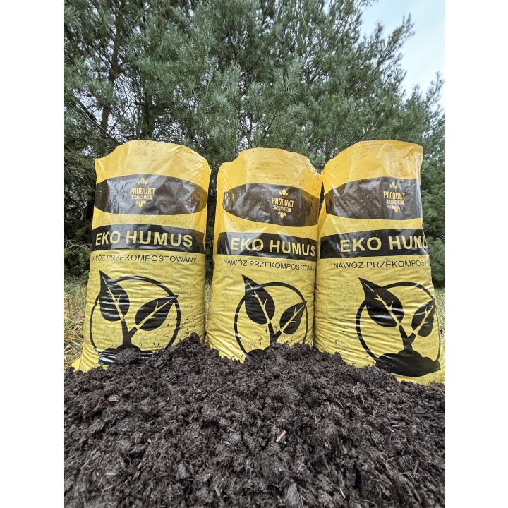 Obornik - Eko Humus - 100% naturalny nawóz 50l - paleta 8 worków