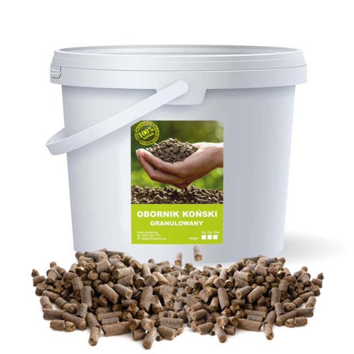 Obornik granulowany koński  - wiaderko 5l