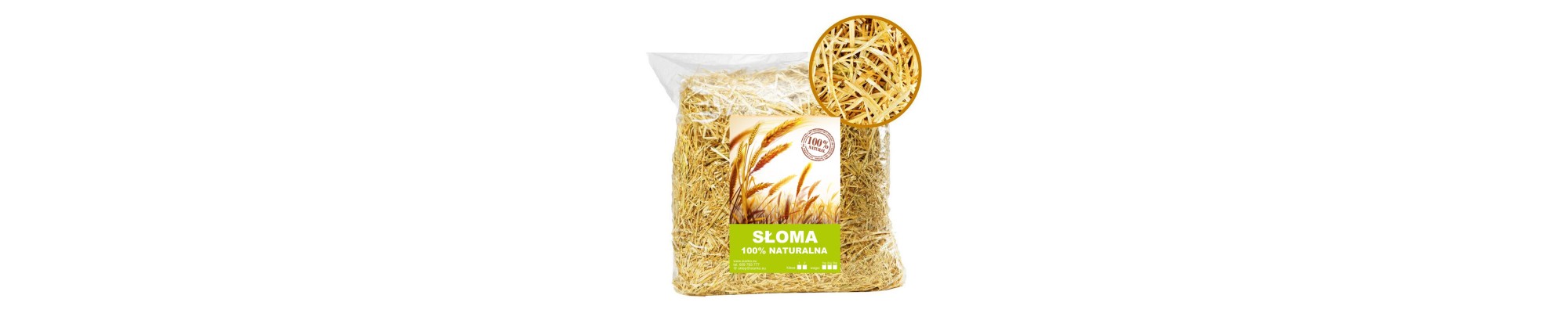 Słoma / Ściółka snopki, presaki 5 kg