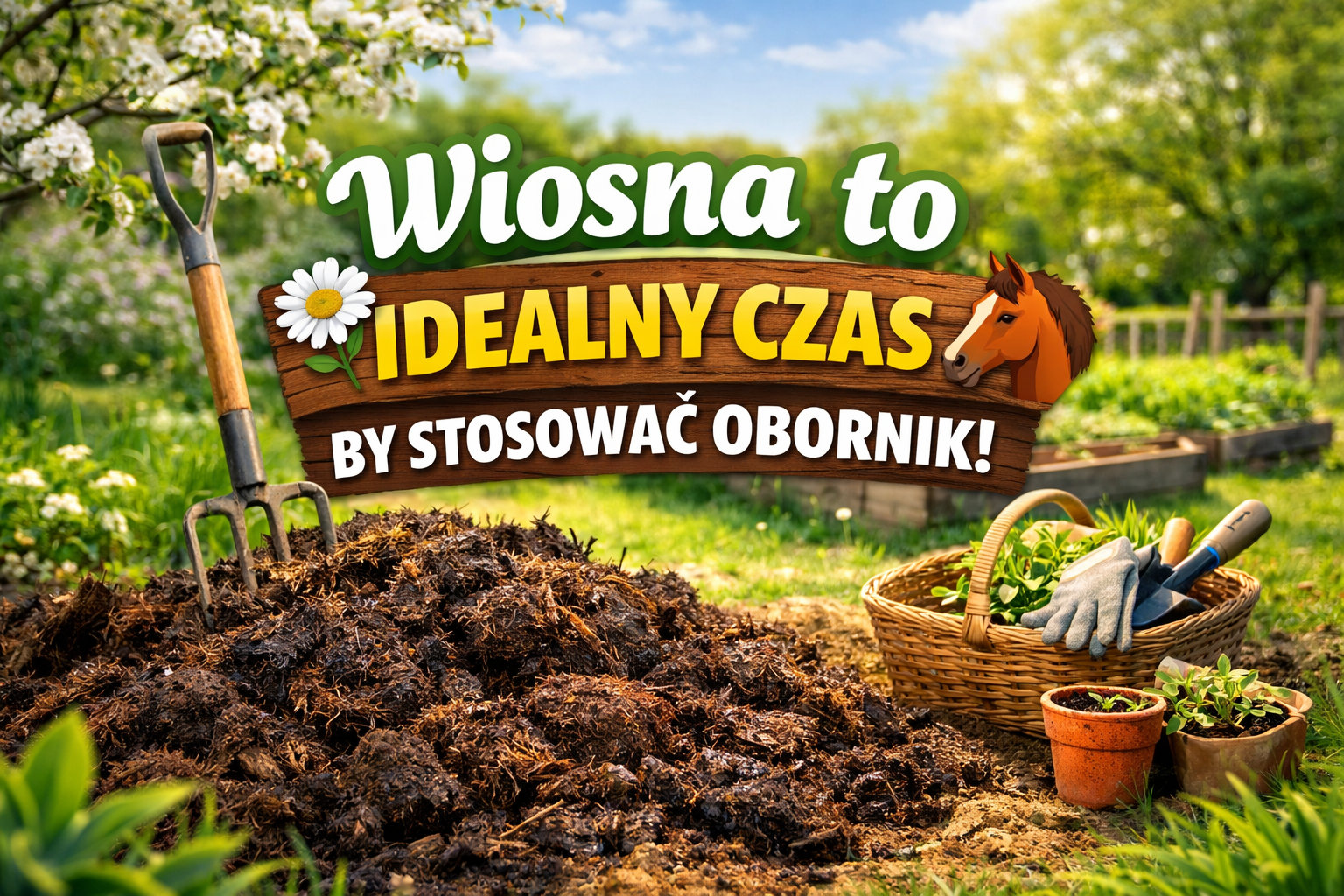 Wiosna to idealny czas na stosowanie obornika – dlaczego warto?